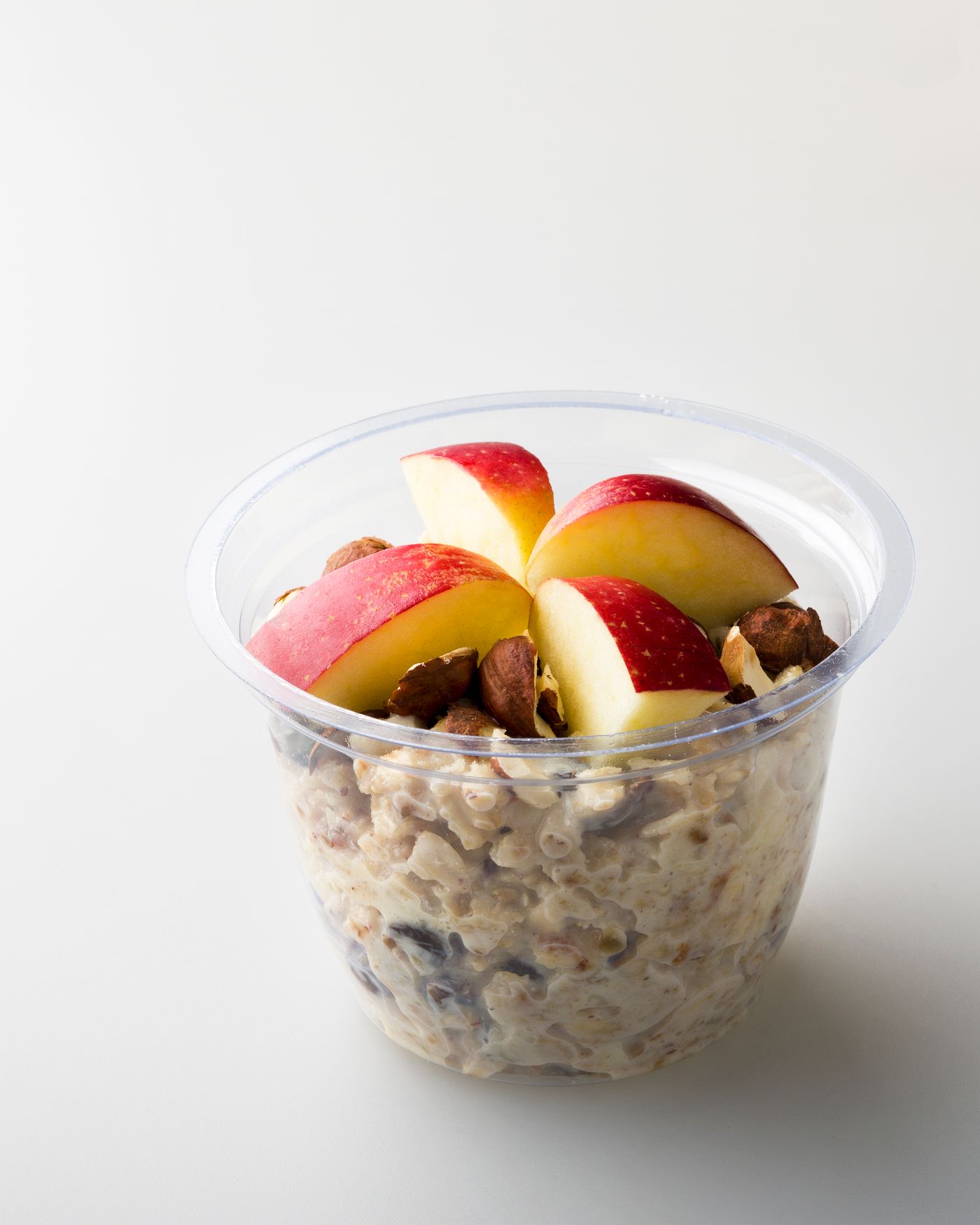 Apple, walnut & raisin overnight oats