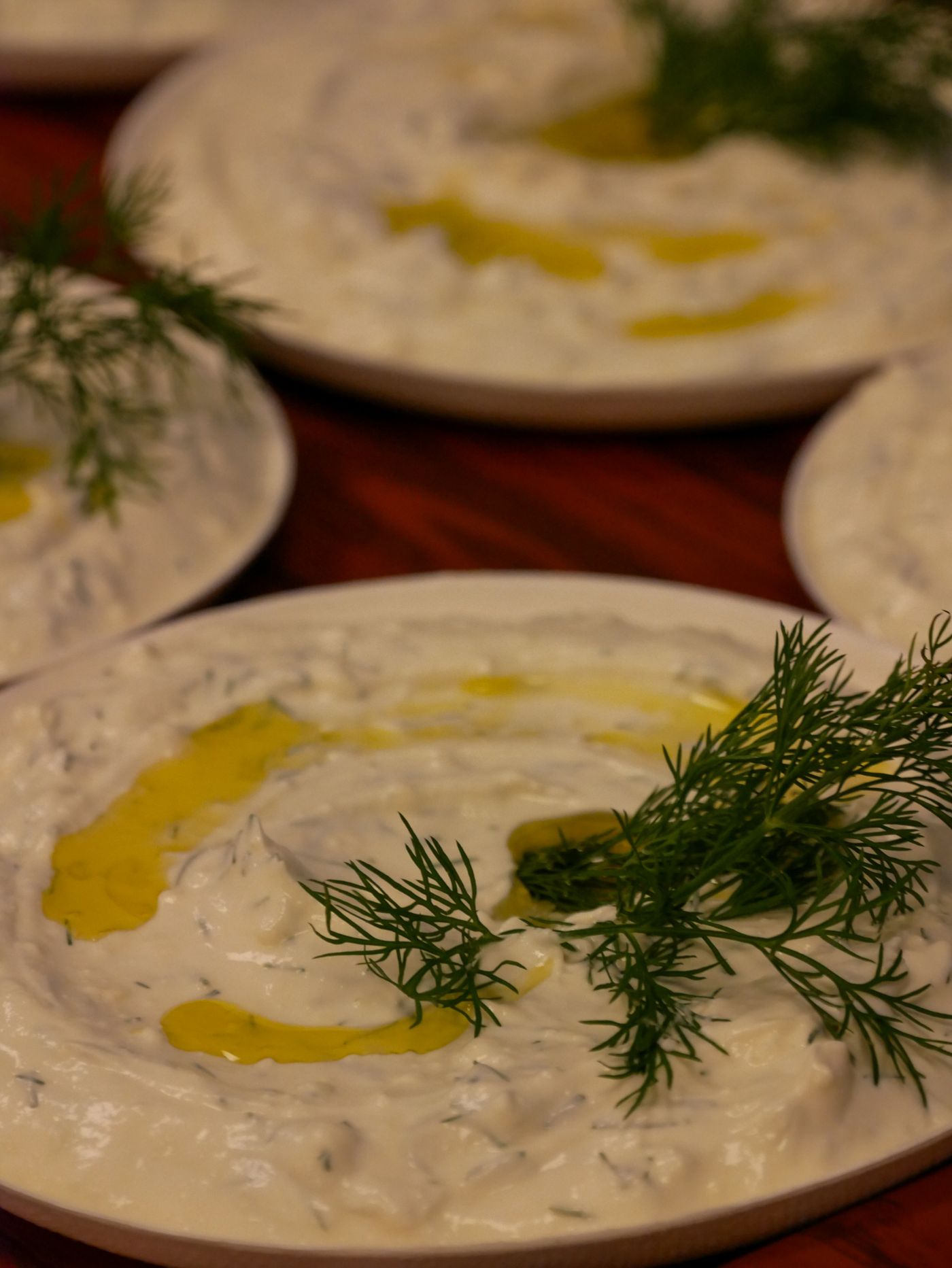 Cucumber yogurt dip