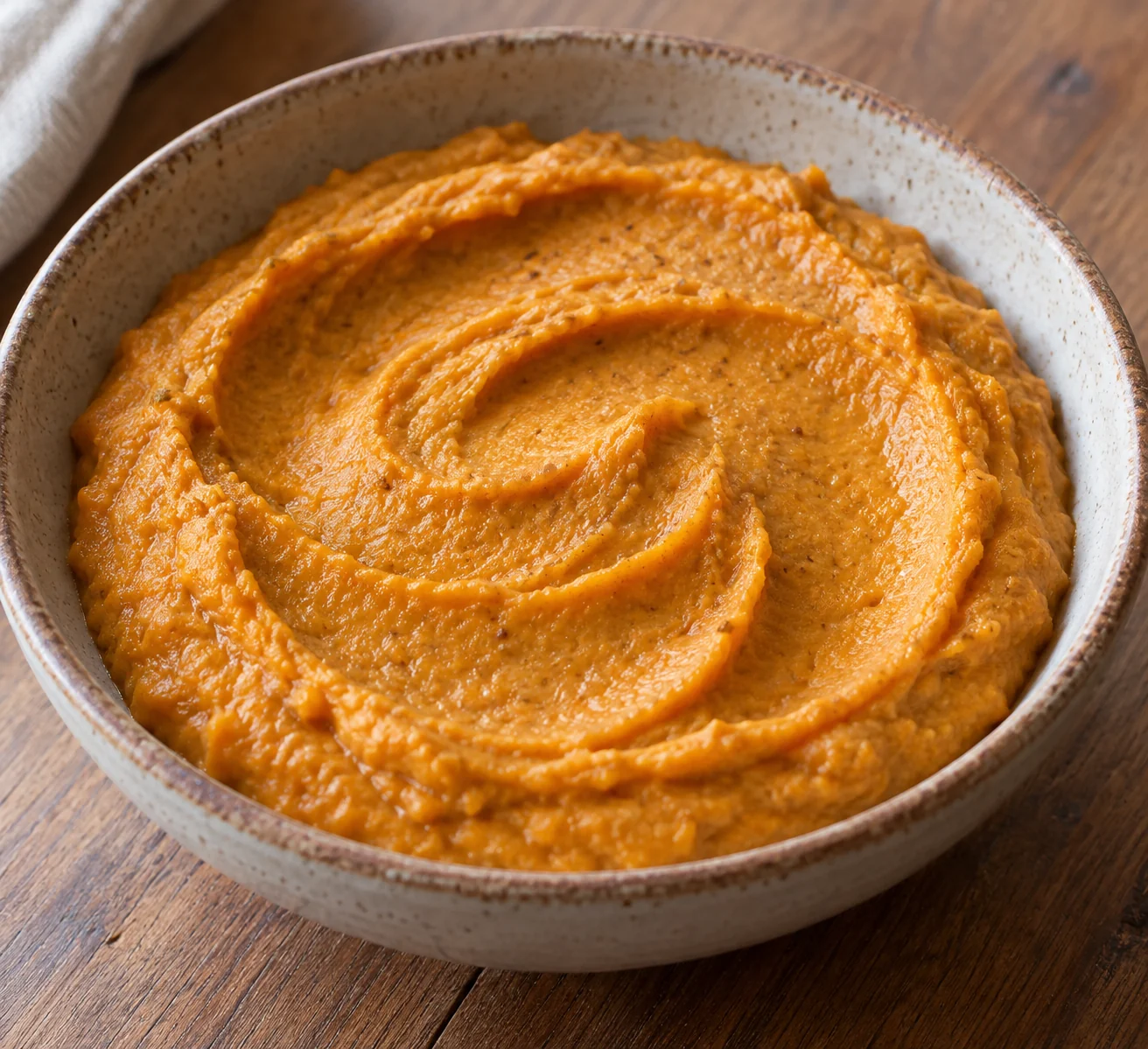 A savory orange pumpkin-and-bean spread with gently bloomed cumin, garlic and lemon.